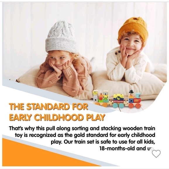 Leo & Friends Block Train Stacking Set - Picture 5 of 9